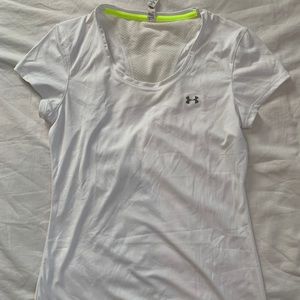 White Under Armour Workout T-Shirt